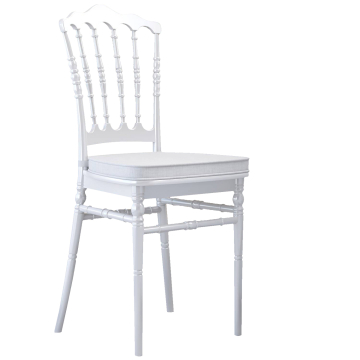 ESTELA | Wedding chair | White | Plastic | Stackable | + seat cushion
