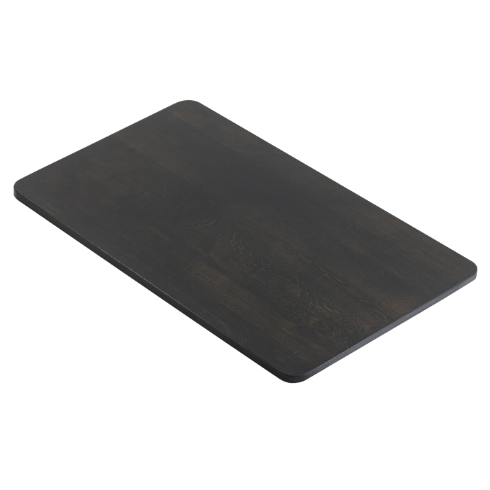 EUROPE OAK | Gastro Massiv Tischplatte | 130 x 80 x 2,5 cm | Wenge | Rechteckig