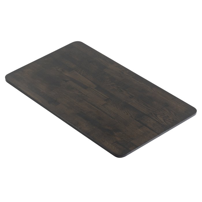 EUROPE OAK | Gastro Massiv Tischplatte | 110 x 60 x 2,5 cm | Wenge | Rechteckig | Fingerjoint