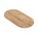 EUROPE OAK | Gastro Massiv Tischplatte | 200 x 100 x 4 cm | Eiche | Oval Rund