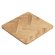 EUROPE OAK | Gastro Massiv Tischplatte | 60 x 60 x 2,5 cm | Eiche | Quadratisch | Fischgrät