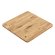 EUROPE OAK | Piano tavolo in legno massello per uso commerciale | 60 x 60 x 2,5 cm | Rovere | Quadra