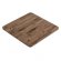 EUROPE OAK | Gastro Massiv Tischplatte | 60 x 60 x 2,5 cm | Walnuß | Quadratisch | Fingerjoint