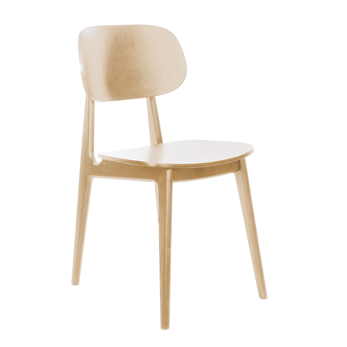 MARIA | Chaise de bistro | Bois | Chêne