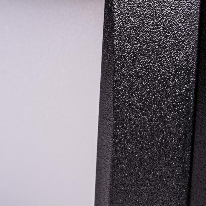 FIONA utendørs LED innfelt vegglampe sort H115xB115mm 1x3W GX53 3000K 50000h 350lm varmhvit IP67