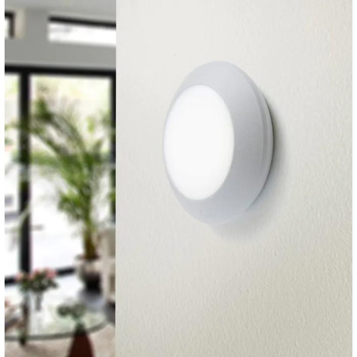 FIONA LED Buitenwandlamp Grijs GX53 3W Modern 20cm IP66 A++ Warm Wit 3000K 300lm FIONA LED Buitenwandlamp Grijs GX53 3W Modern 20cm IP66 A++ Warm Wit 3000K 300lm