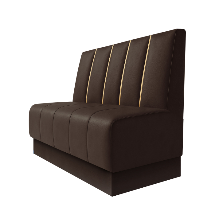 Fischer | Gastrobank S | Gastrobank | B:H 60 x 100 cm | Bruin | Dubai | Leer