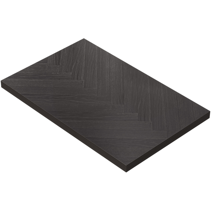 FISHBONE | Pitopalvelun kalanruotokuvioinen pöytälevy | L:S 120 x 70 cm | 6 cm paksu | Tammi | Suorakaiteen muotoinen