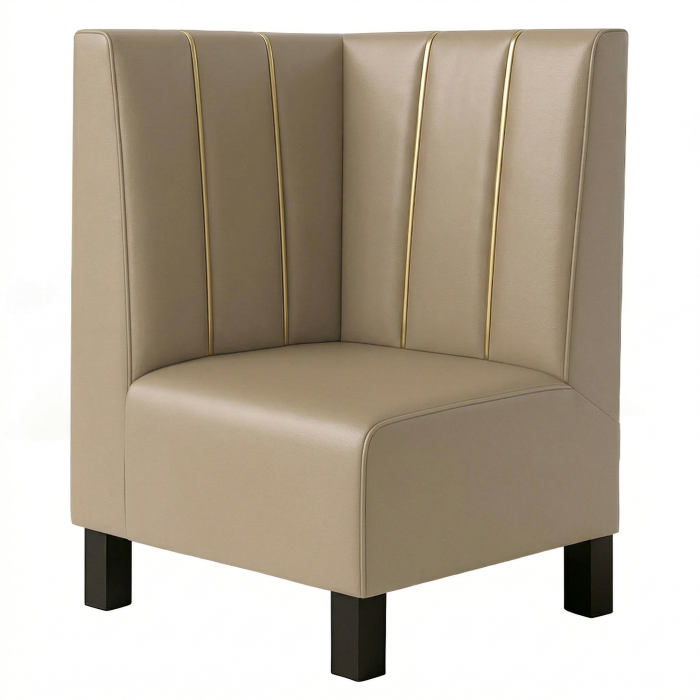 Schmidt F | Panca angolare Gastro | L:A 64 x 90 cm | Talpa | Dubai | Pelle