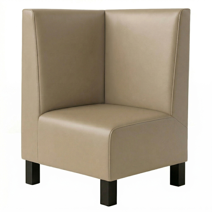 Schmidt F | Panca angolare Gastro | L:A 64 x 90 cm | Talpa | Liscio | Pelle