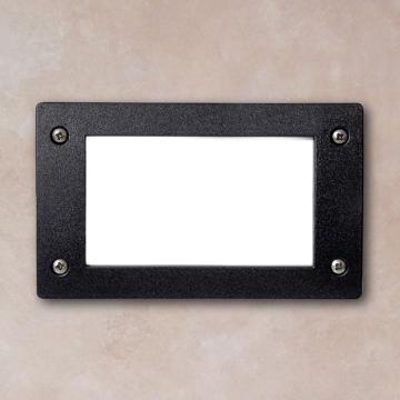 FIONA Extérieur LED encastré mural noir H113xL188mm 1x3W GX53 3000K 50000h 350lm blanc chaud IP67