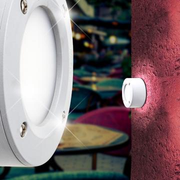 FIONA Applique murale LED d'extérieur Gris Ø140mm 1x3W GX53 3000K 50000h 350lm Blanc chaud IP67