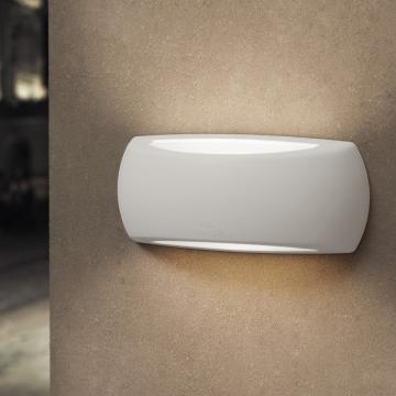 FIONA Extérieur Sensor LED Applique Grise 30cm 1x6W E27 2700K 50000h 800lm Blanc Chaud IP66
