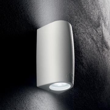 FIONA Applique murale LED d'extérieur 2x4,5W Up & Down GU10 Gris Moderne Projecteur 17cm IP66