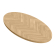 FISKEBEN OVAL | Gastro Massiv Bordplate | B:T 180 x 90 cm | Eik | Oval