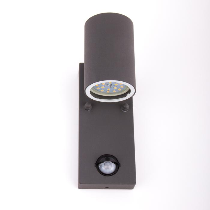 FRANS LED utendørs sensor vegglys bevegelsesdetektor antrasitt 2x7W 11x18cm IP44 1400lm 5000h FRANS LED utendørs sensor vegglys bevegelsesdetektor antrasitt 2x7W 11x18cm IP44 1400lm 5000h