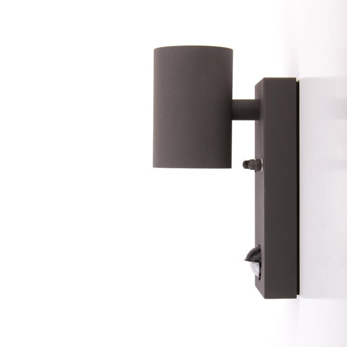 FRANS LED utendørs sensor vegglys bevegelsesdetektor antrasitt 2x7W 11x18cm IP44 1400lm 5000h FRANS LED utendørs sensor vegglys bevegelsesdetektor antrasitt 2x7W 11x18cm IP44 1400lm 5000h