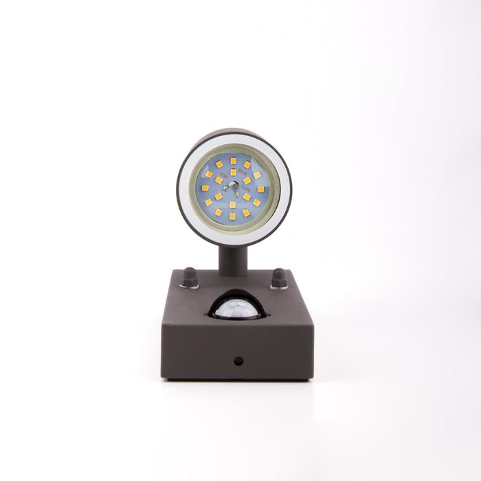 FRANS LED utendørs sensor vegglys bevegelsesdetektor antrasitt 2x7W 11x18cm IP44 1400lm 5000h FRANS LED utendørs sensor vegglys bevegelsesdetektor antrasitt 2x7W 11x18cm IP44 1400lm 5000h