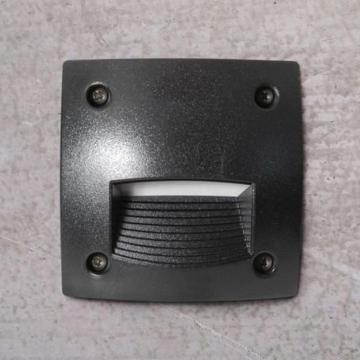 FRIDA Extérieur LED encastré mural noir H115xL115mm 1x3W GX53 3000K 50000h 350lm blanc chaud IP67