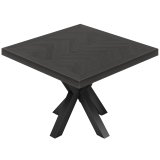 FS | Bistro Table | 120 x 120 cm | H 78 cm | Oak | Frame: Black