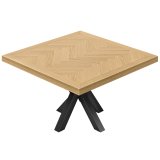 FS | Bistro Table | 140 x 140 cm | H 78 cm | Black | Frame: Black