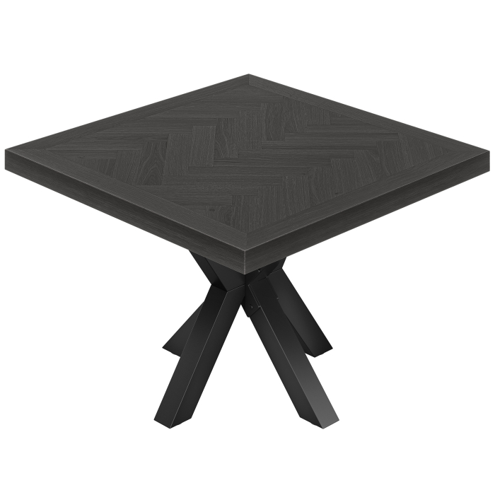 FS | Bistro table | 120 x 120 cm | H 78 cm | Oak | Frame: Black