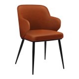 Gabriela | Hotelstol | Samt | Orange