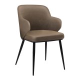 Gabriela | Hotelstol | Samt | Taupe