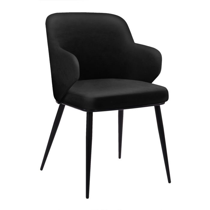 Gabriela | Hotel Chair | Velvet | Black