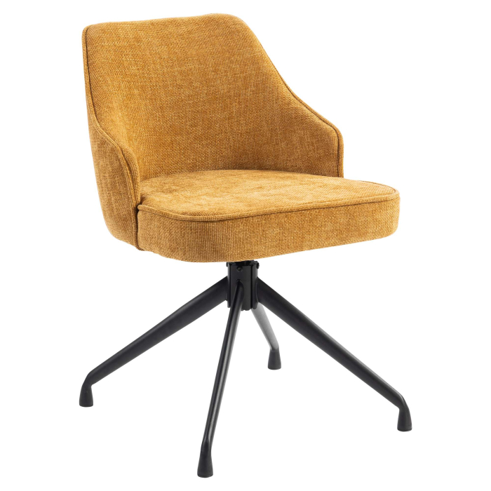 Gala | Hotellituoli | Hunajanruskea | Kangas/Tekstiili | Pyörivä jalusta