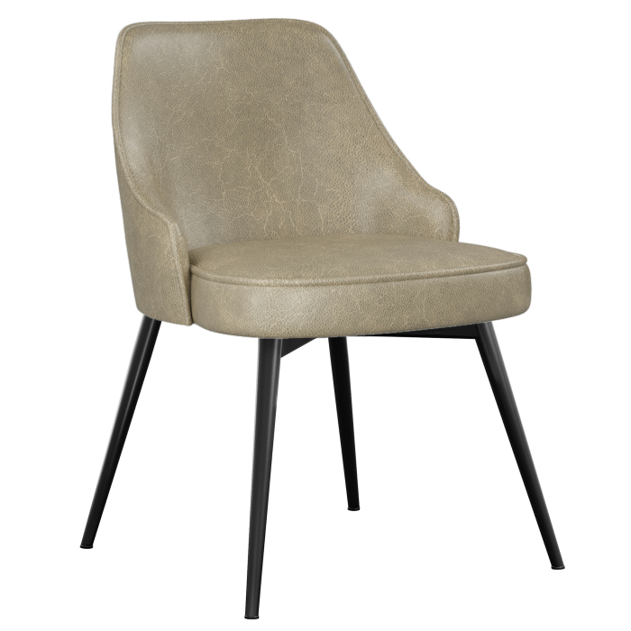 Gala | Hotelstoel | Beige | Leer