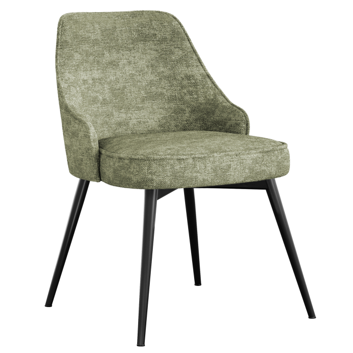 Gala | Sedia Hotel | Verde | Tessuto/Textil