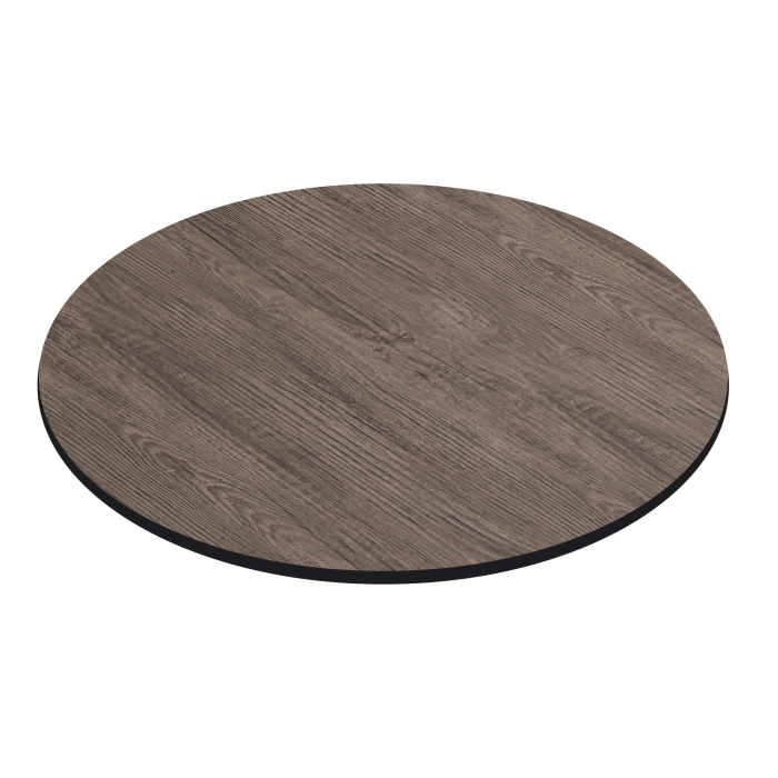 COMPACT | Plateau de table HPL | Ø 70 cm | Wengé clair | Rond