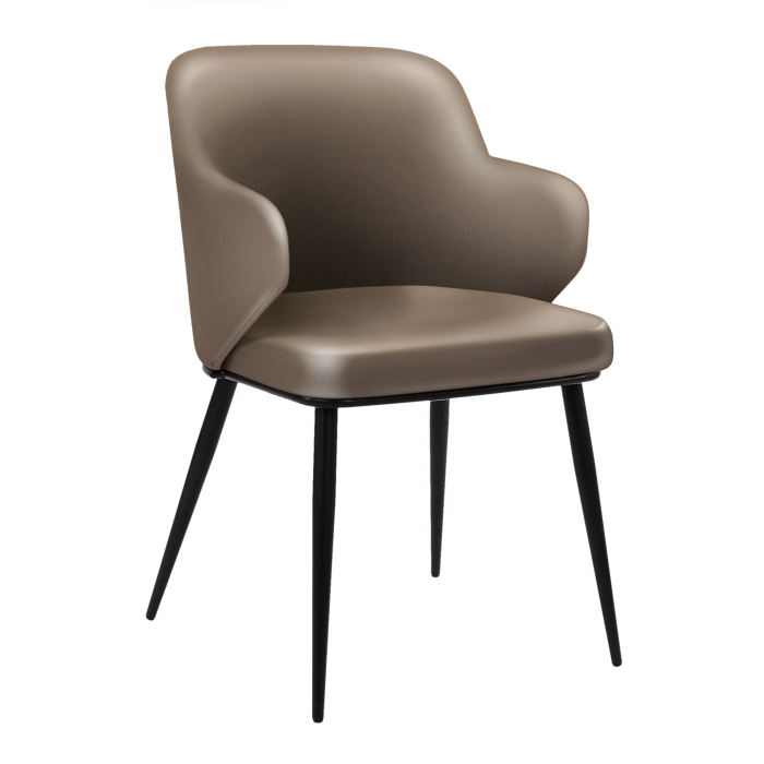 Gabriela | Hôtel Chaise | Cuir | Taupe