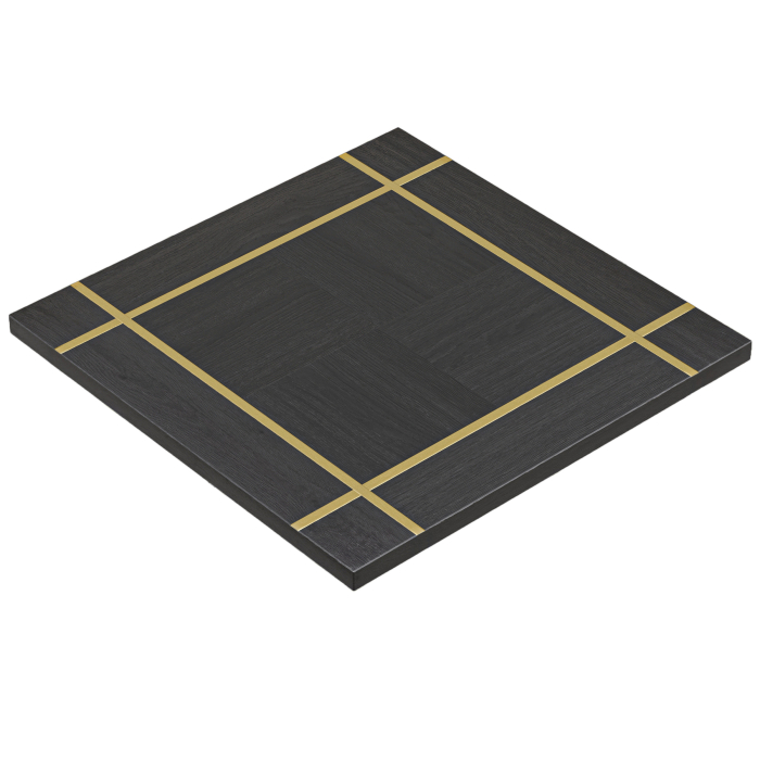 MARRAKESH | Gastro Tischplatte | B:T 70 x 70 cm | Wenge | Quadratisch