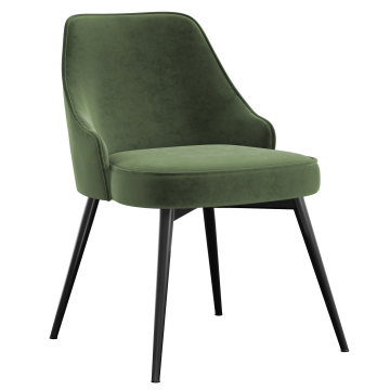 Gala | Chaise d'hôtel | Verte | Velours