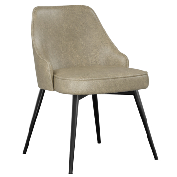 Gala | Hotelstoel | Beige | Leer