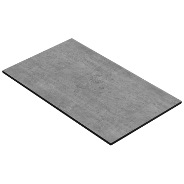 COMPACT | HPL bordplate | B:D 120 x 70 cm | betong | Rektangulær