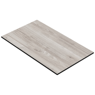 COMPACT | Plateau de table HPL | L:P 120 x 70 cm | Chêne blanc | Rectangulaire