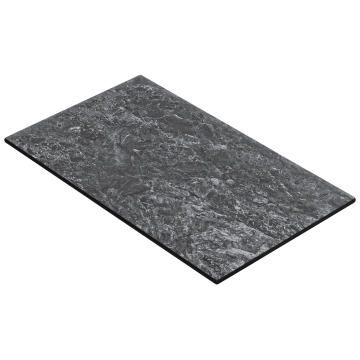 COMPACT | Plateau de table HPL | L:P 120 x 70 cm | Rocher | Rectangulaire