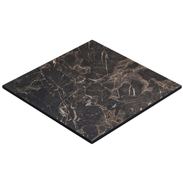 COMPACT | HPL Tafelblad | B:D 70 x 70 cm | Cappuccino marmer | Vierkant