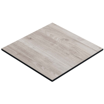 COMPACT | HPL Tafelblad | B:D 70 x 70 cm | Eiken-wit | Vierkant