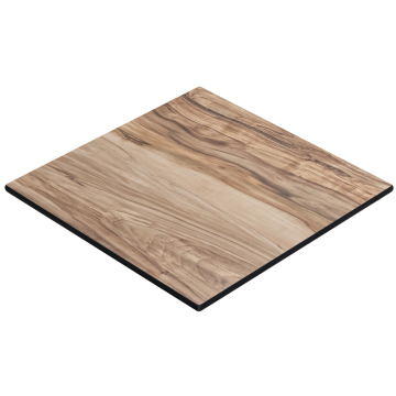 COMPACT | HPL Tafelblad | B:D 70 x 70 cm | Sheesham | Vierkant