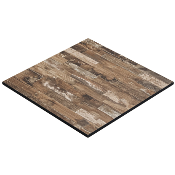 COMPACT | HPL Tafelblad | B:D 70 x 70 cm | Vintage Oud | Vierkant