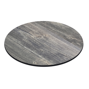 COMPACT | HPL Tafelblad | Ø 60 cm | Rustiek grenen | Rond