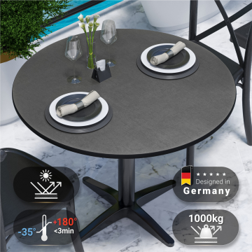 COMPACT | HPL table top | Ø 70 cm | Anthracite | Round
