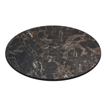 COMPACT | HPL table top | Ø 70 cm | Cappuccino marble | Round