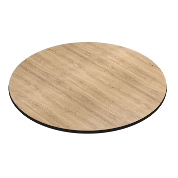 COMPACT | HPL table top | Ø 70 cm | Oak | Round