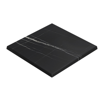 WERZA | Piano per tavoli Werzalit | L:P 70 x 70 cm | Marmo nero | Quadrato