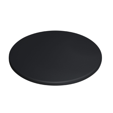WERZA | Werzalit bordplate | Ø 60 cm | Svart | Rundt